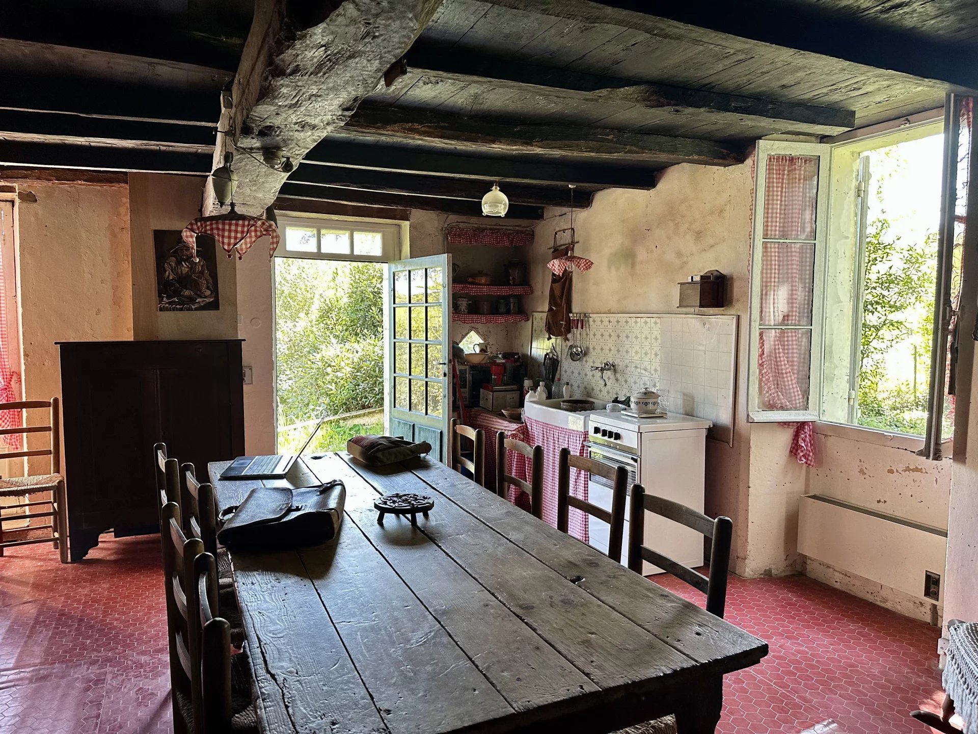 Traditional stone house in a pretty hamlet, Poitou-Charentes – France – BVI80435