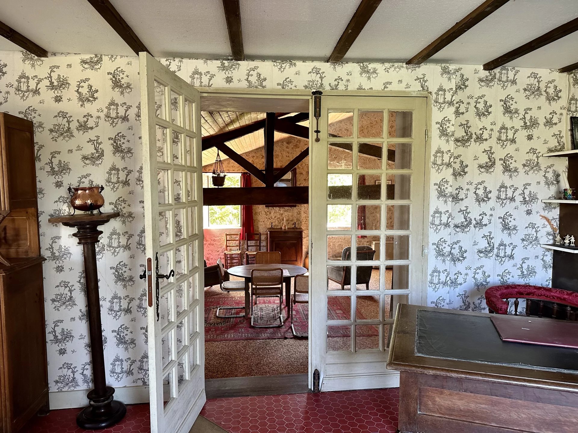 Traditional stone house in a pretty hamlet, Poitou-Charentes – France – BVI80435