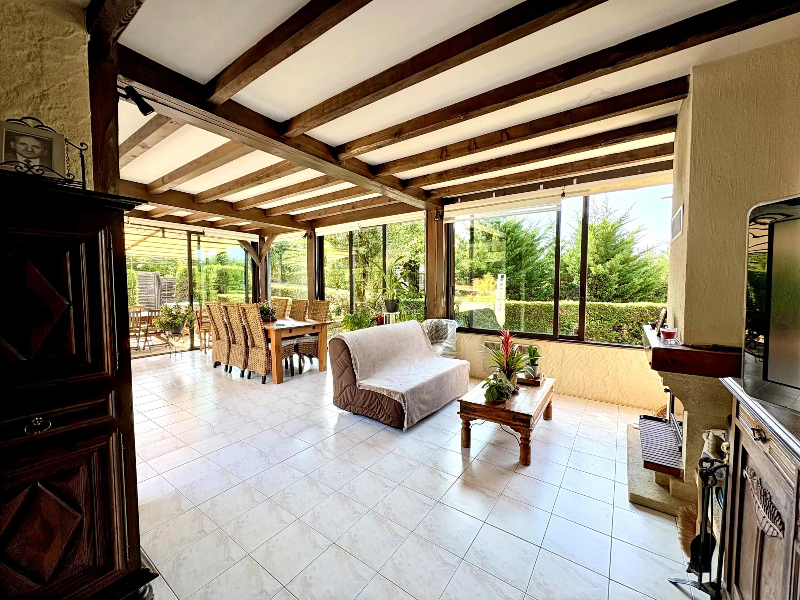 Light-Filled Conservatory at the Heart of a Family Home, Aquitaine – France – BVI82009