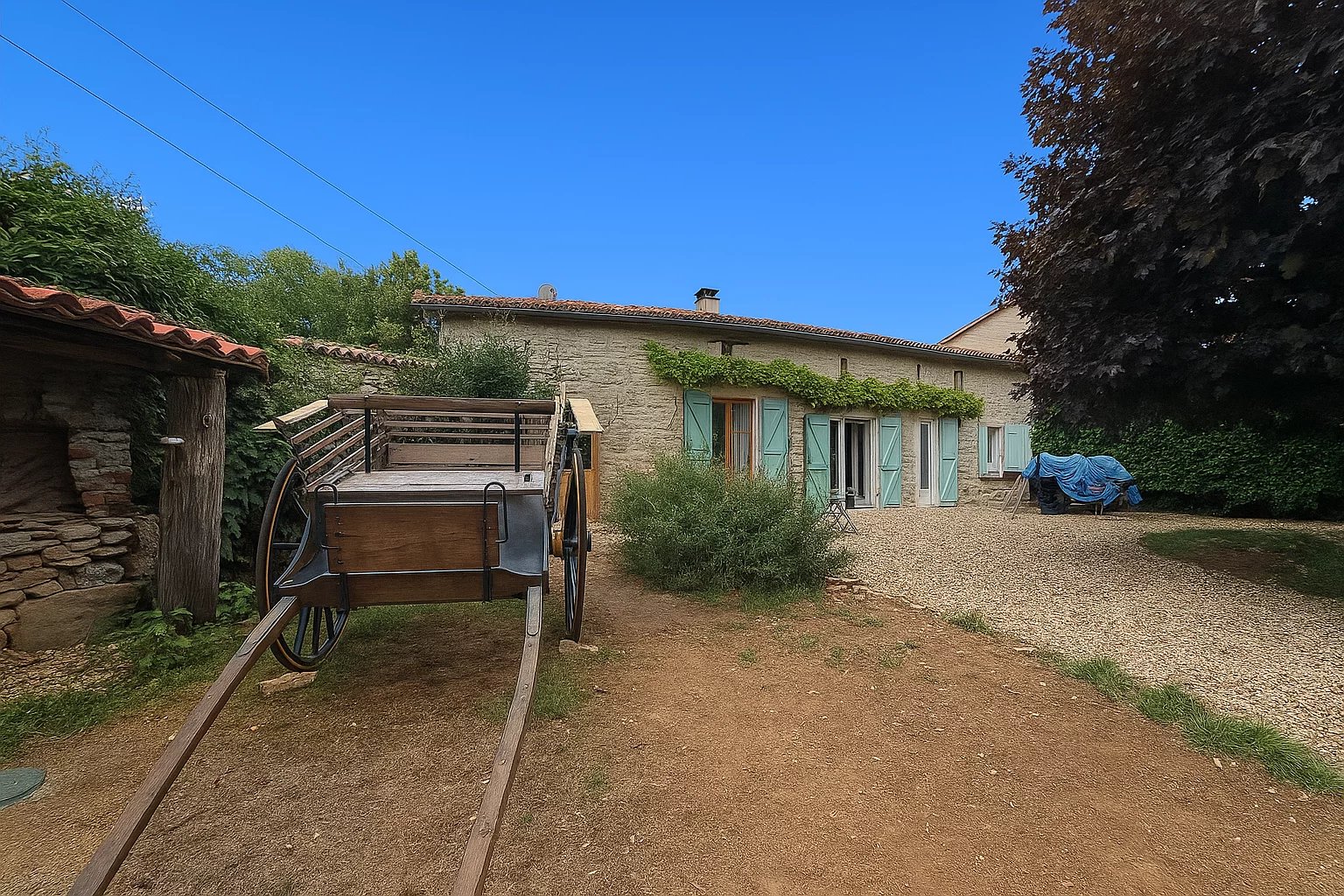 Charming 3-Bedroom Stone Property between Ruffec and Verteuil, Poitou-Charentes – France – BVI82318