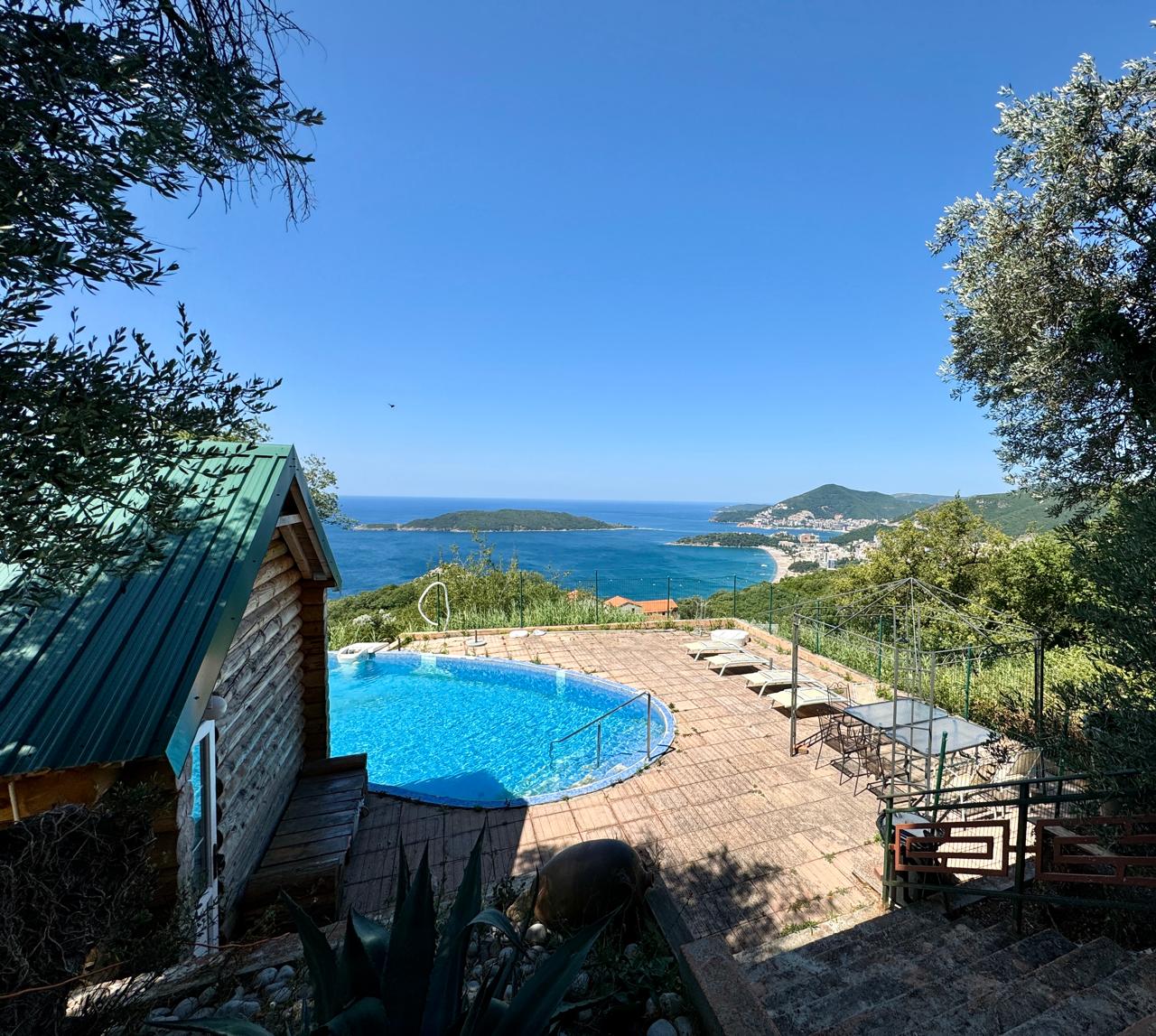 Villa for Sale in Podbabac Budva – 286 m² with Pool & Sauna, Montenegro – MRENB96