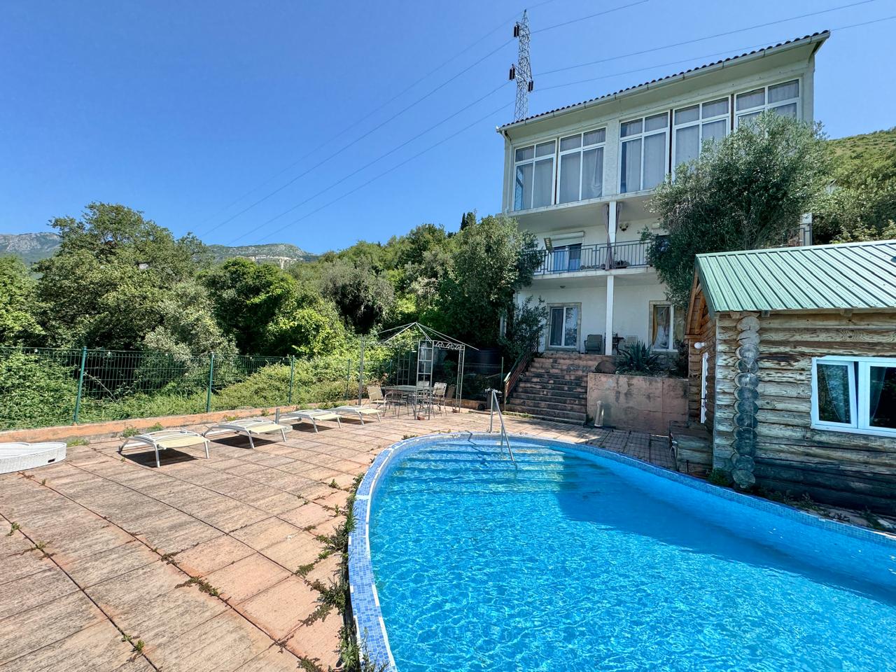 Villa for Sale in Podbabac Budva – 286 m² with Pool & Sauna, Montenegro – MRENB96