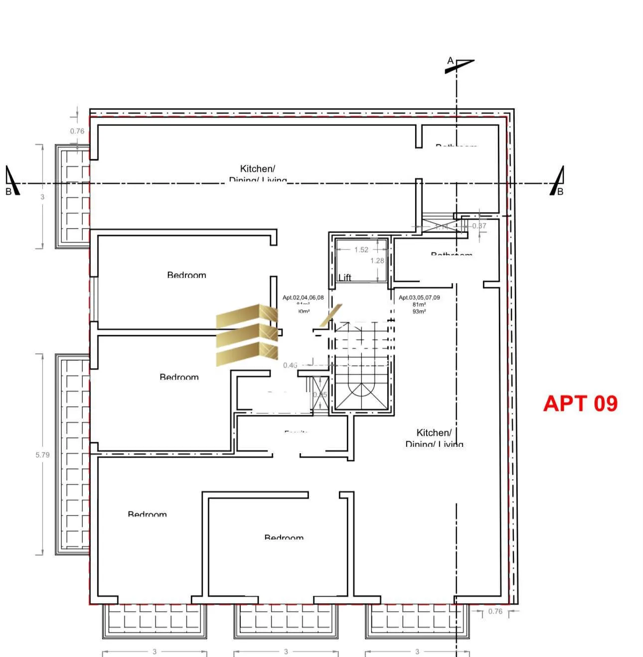2 bedroom Apartment in Gzira, Malta – 63752