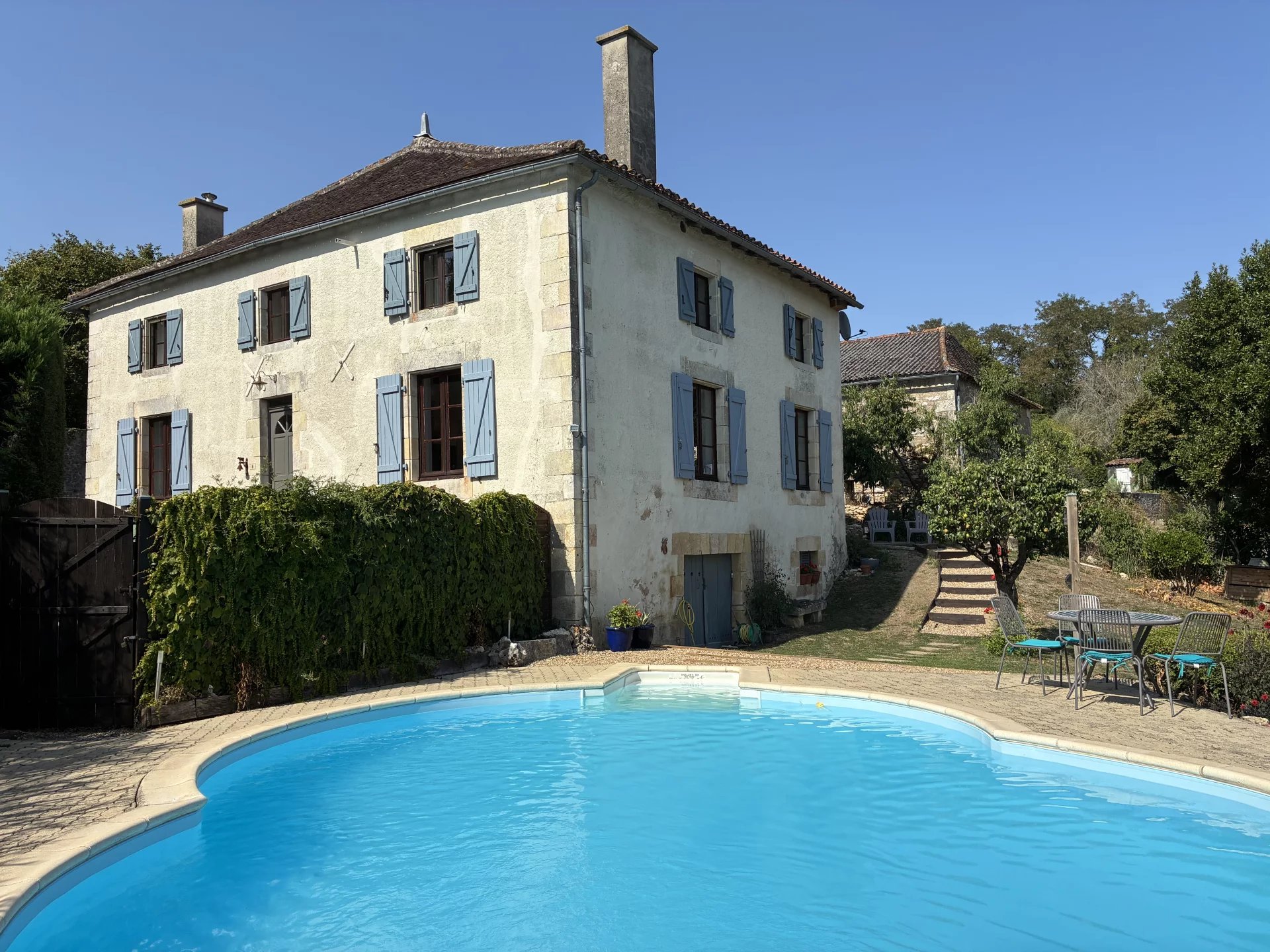 Large renovated village house with beautiful views and a pool!, Poitou-Charentes – France – BVI82443