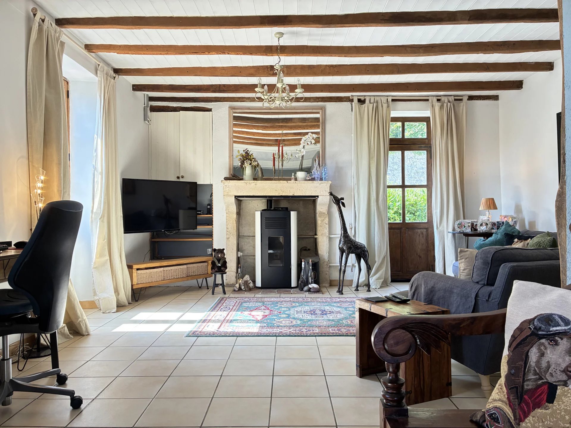 Large renovated village house with beautiful views and a pool!, Poitou-Charentes – France – BVI82443