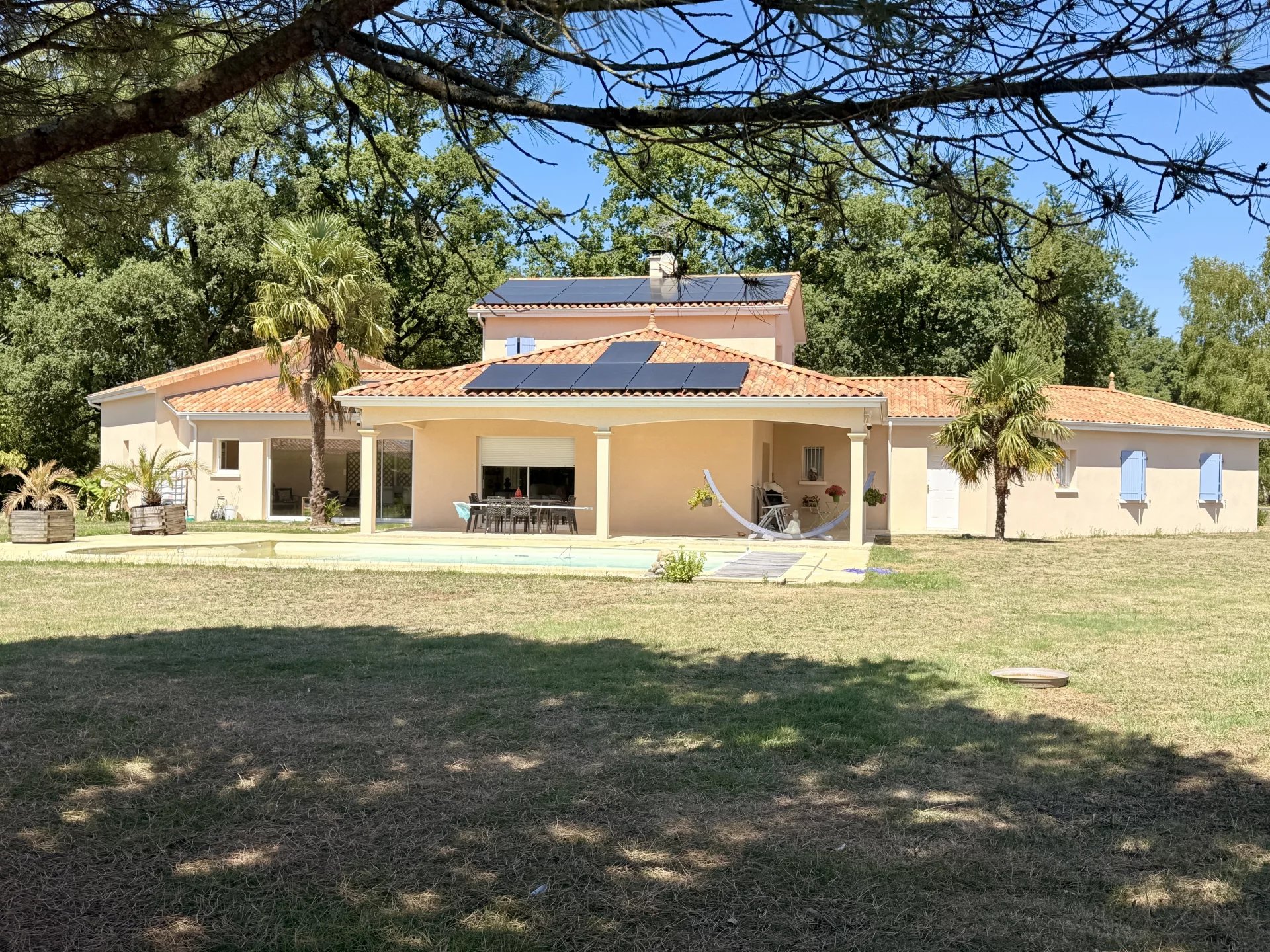 Elegant Home with Pool, Large Garden and Electric Gate – Short Distance to Brigueuil Centre, Poitou-Charentes – France – BVI82283