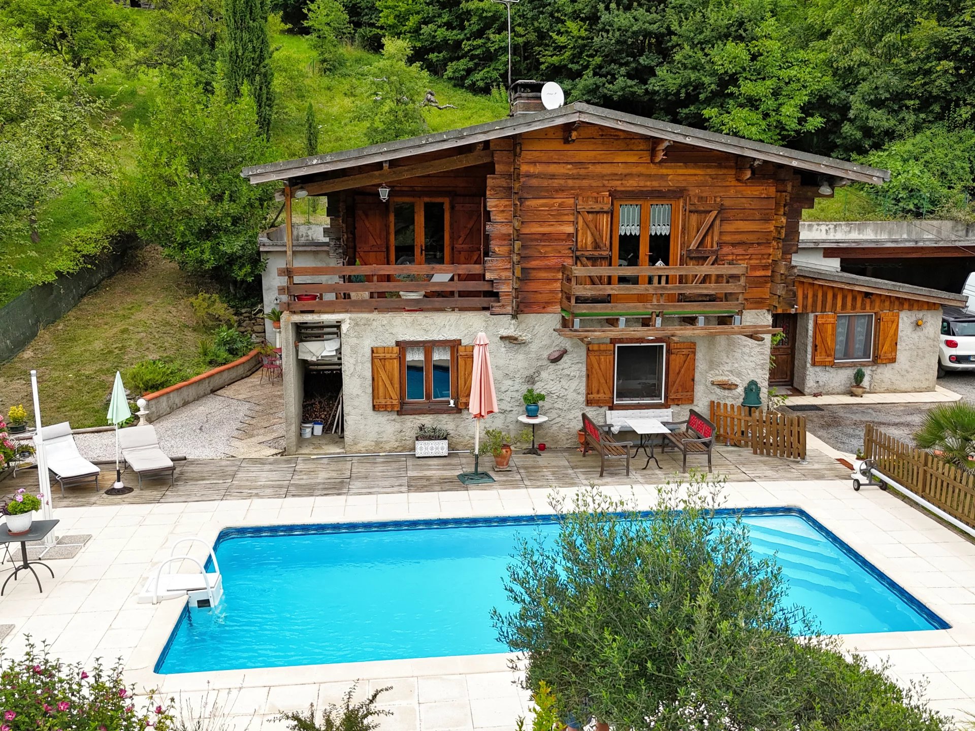 ARIEGE – Charming Chalet with Pool and Stunning view of the Chateau de Montsegur, Midi-Pyrénées – France – BVI81626