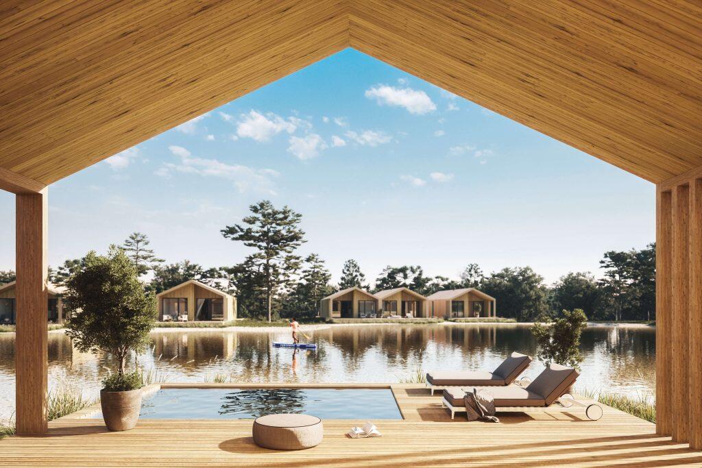 Lake side villas in an Eco Resort near Obidos