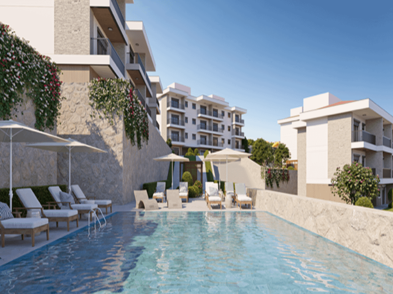 Scenic View One bedroom Apartments in Akbuk – TC1913