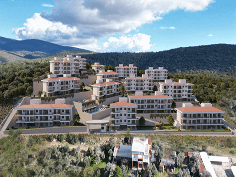 Scenic View One bedroom Apartments in Akbuk – TC1913