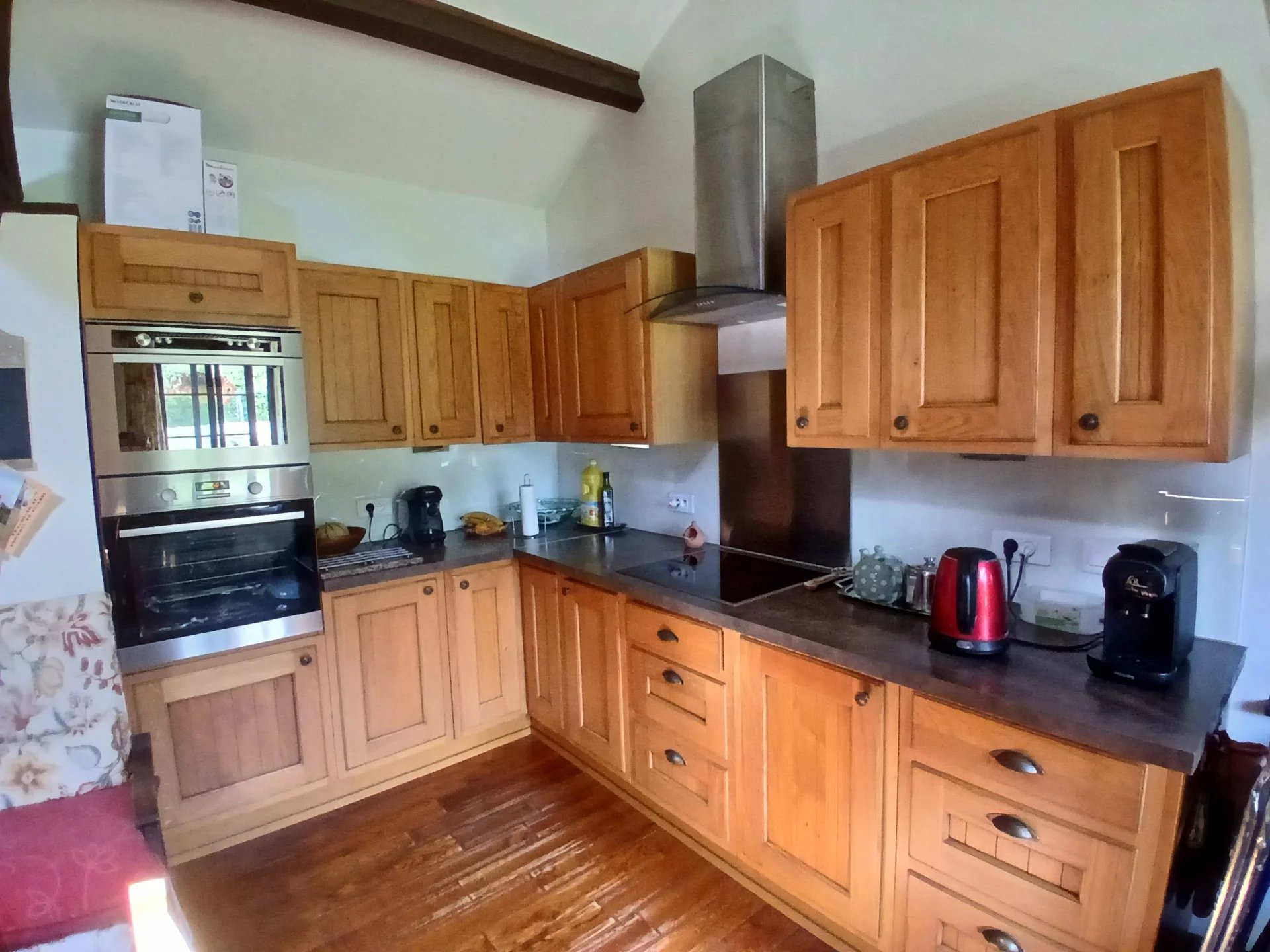 Two picturesque stone cottages set in the countryside, Poitou-Charentes – France – BVI82306