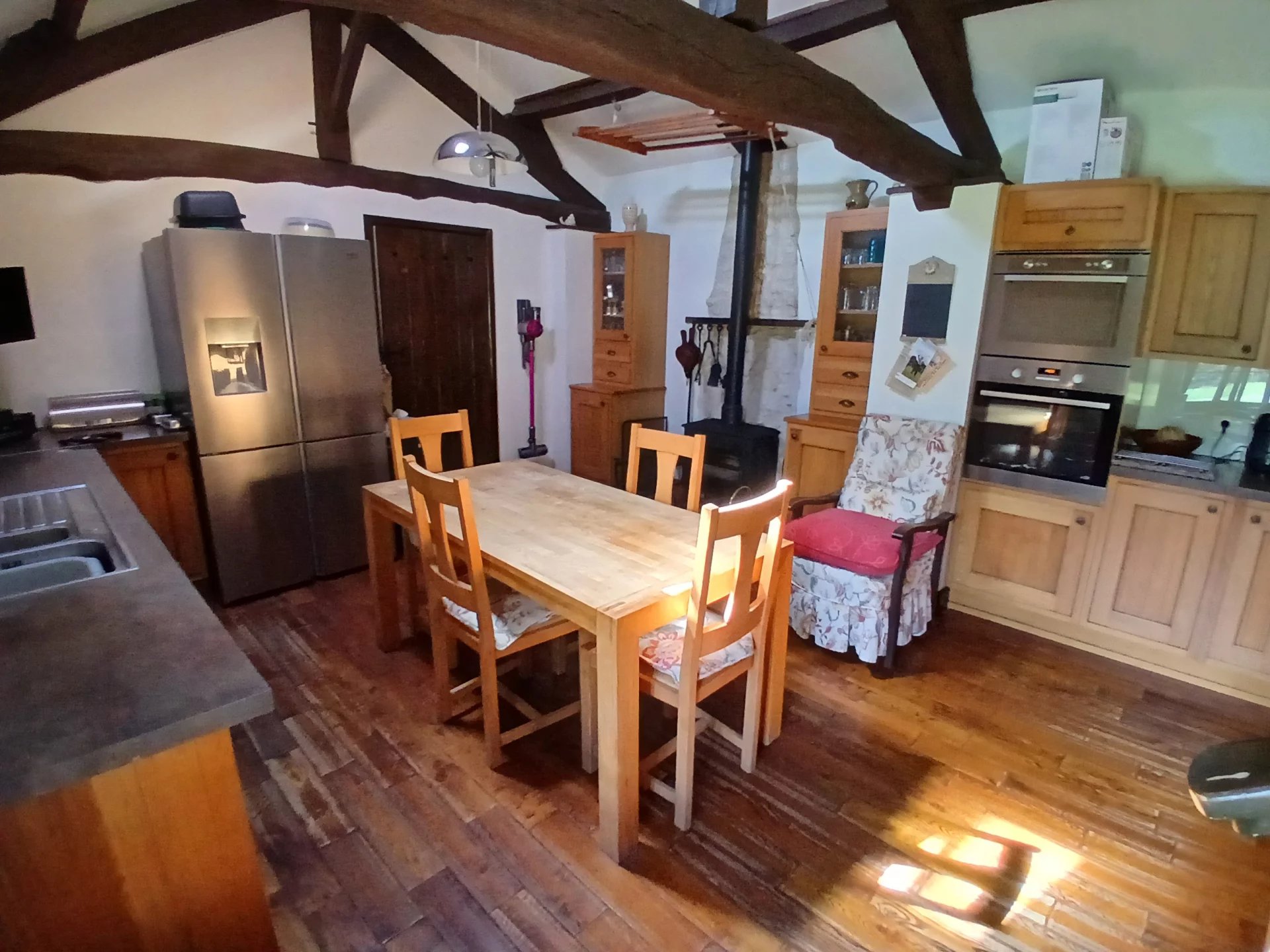 Two picturesque stone cottages set in the countryside, Poitou-Charentes – France – BVI82306