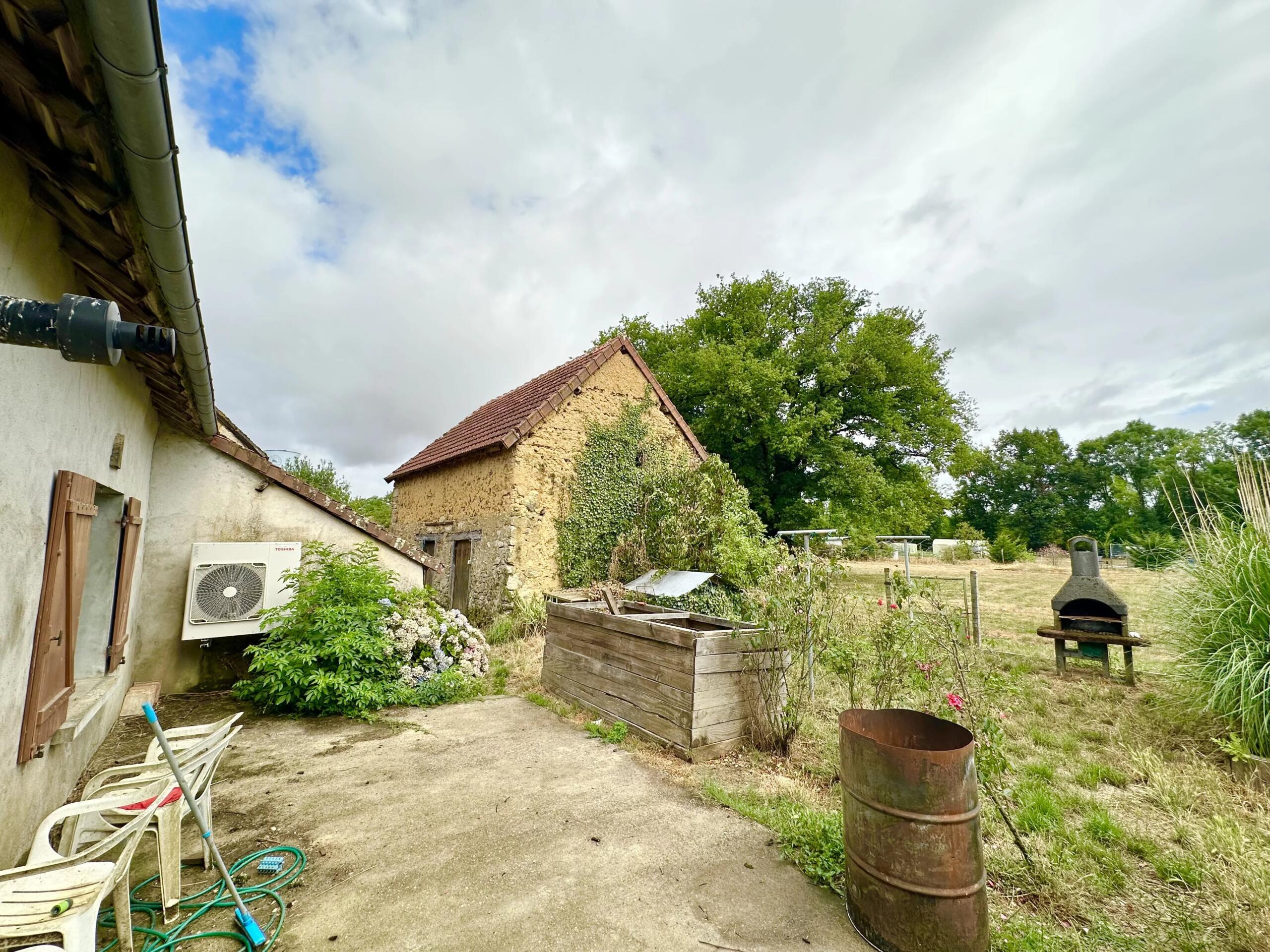 Charming Stone House with Land and Outbuildings near Coulonges, Poitou-Charentes – France – BVI79463