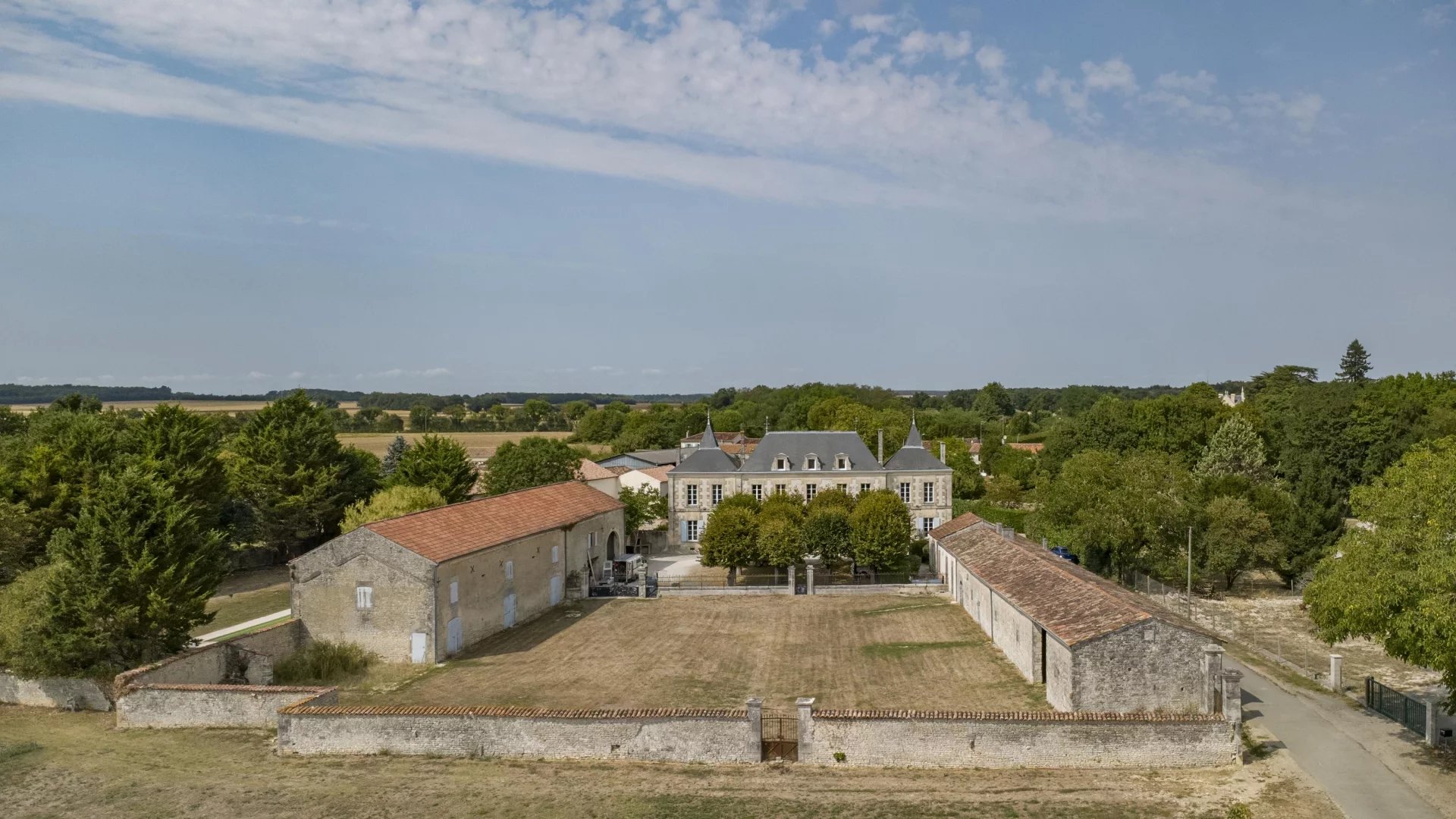 Elegant Château with Guest Wing, Pool and Gardens Near St Jean d’Angély, Poitou-Charentes – France – BVI82696