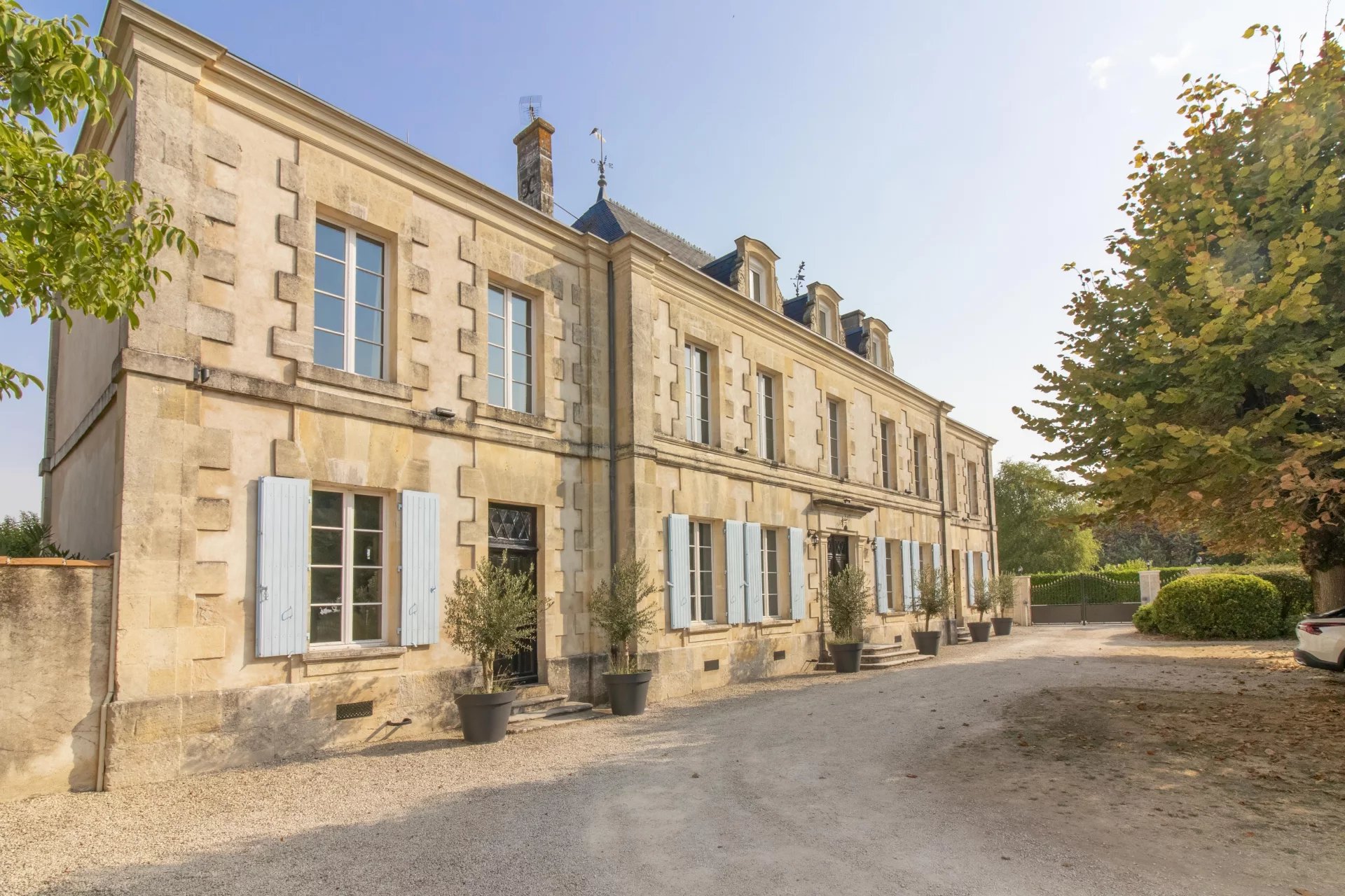 Elegant Château with Guest Wing, Pool and Gardens Near St Jean d’Angély, Poitou-Charentes – France – BVI82696