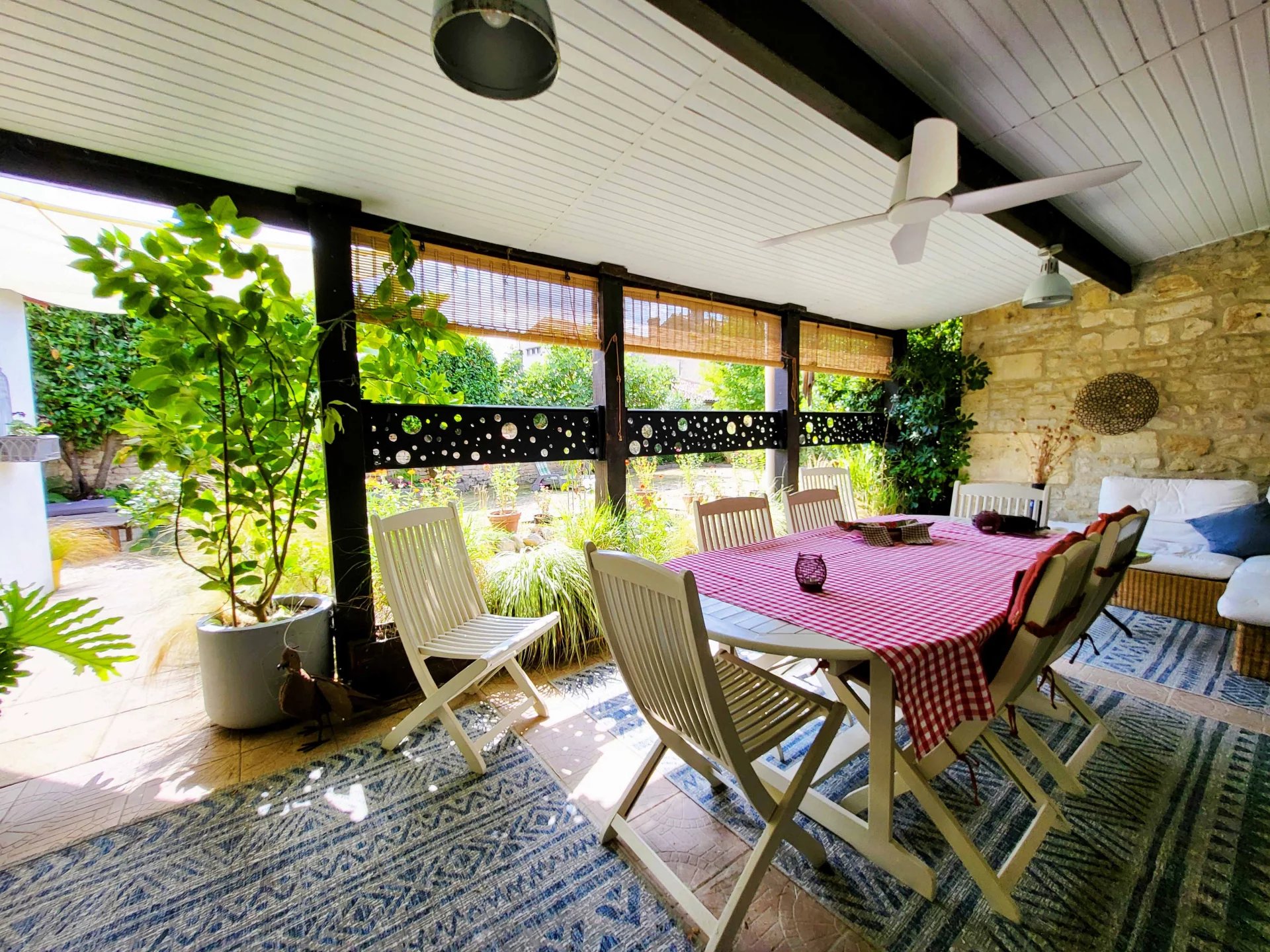 Large, handsome family home with private gardens in the centre of Jarnac, Poitou-Charentes – France – BVI82261