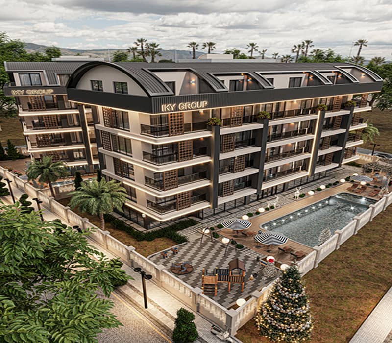 Elegant Apartments and Duplexes in Oba, Alanya – TC1909