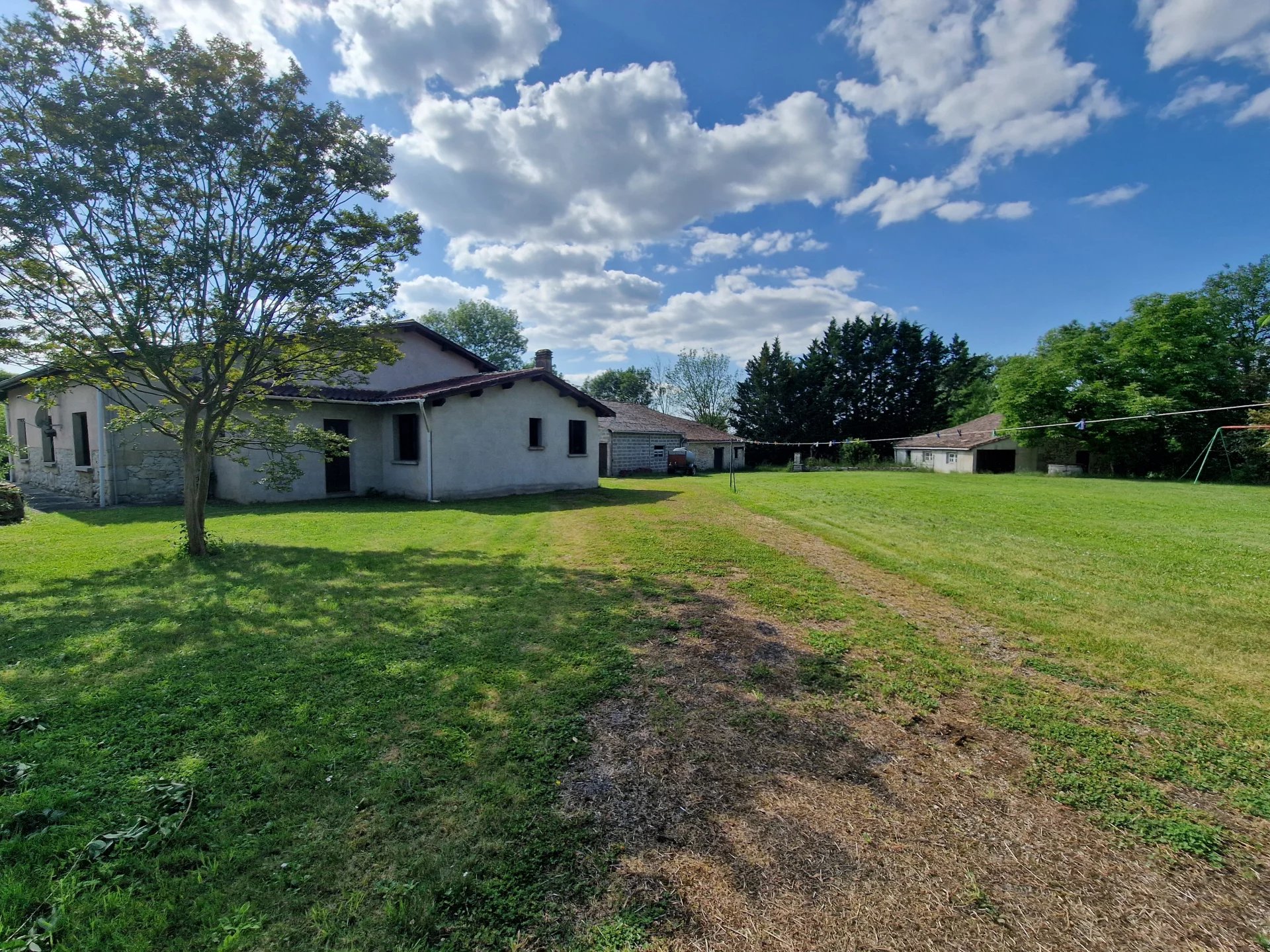 Charming Farmhouse on 3 Hectares with Stables, Pool & Barns – Peaceful Setting Near Village, Aquitaine – France – BVI80852