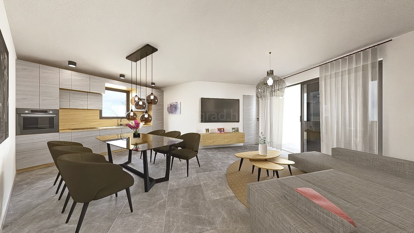 3 bedroom apartment in Vrbnik, Croatia – 103487