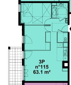 2 bedroom t3 in Bondoufle, Essonne, France – BAC1CB6137184780