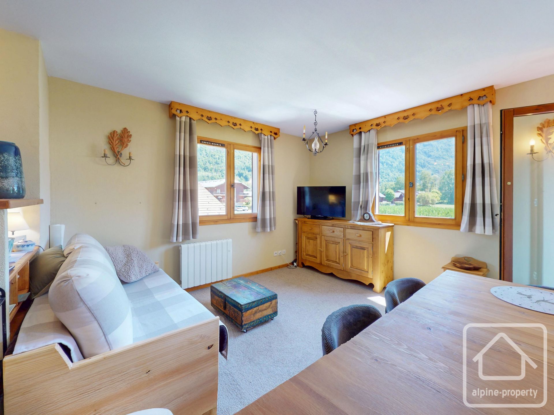 A Delightful One Bedroom Apartment, With Fabulous Uninterrupted Views,
In Samoens – APPTGRENAIRON