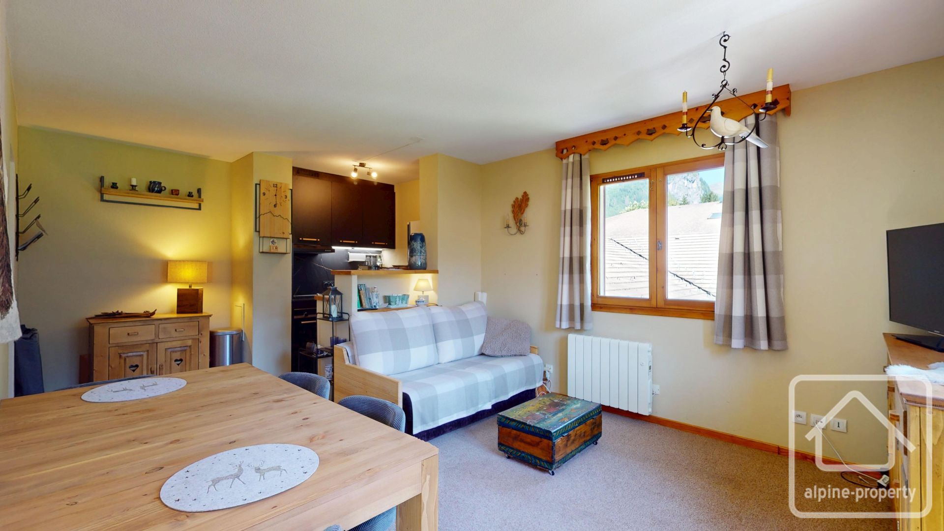 A Delightful One Bedroom Apartment, With Fabulous Uninterrupted Views,
In Samoens – APPTGRENAIRON