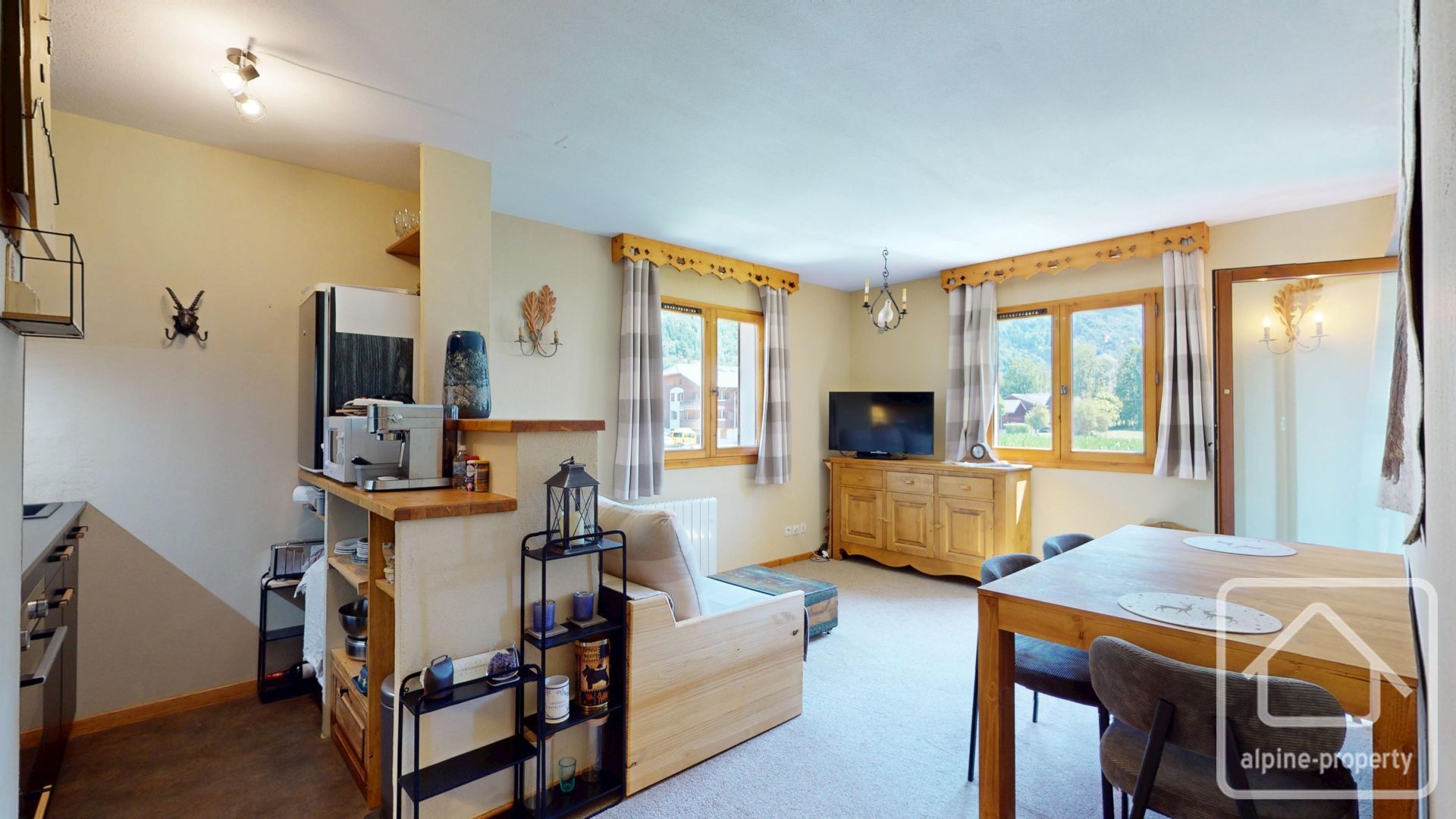 A Delightful One Bedroom Apartment, With Fabulous Uninterrupted Views,
In Samoens – APPTGRENAIRON