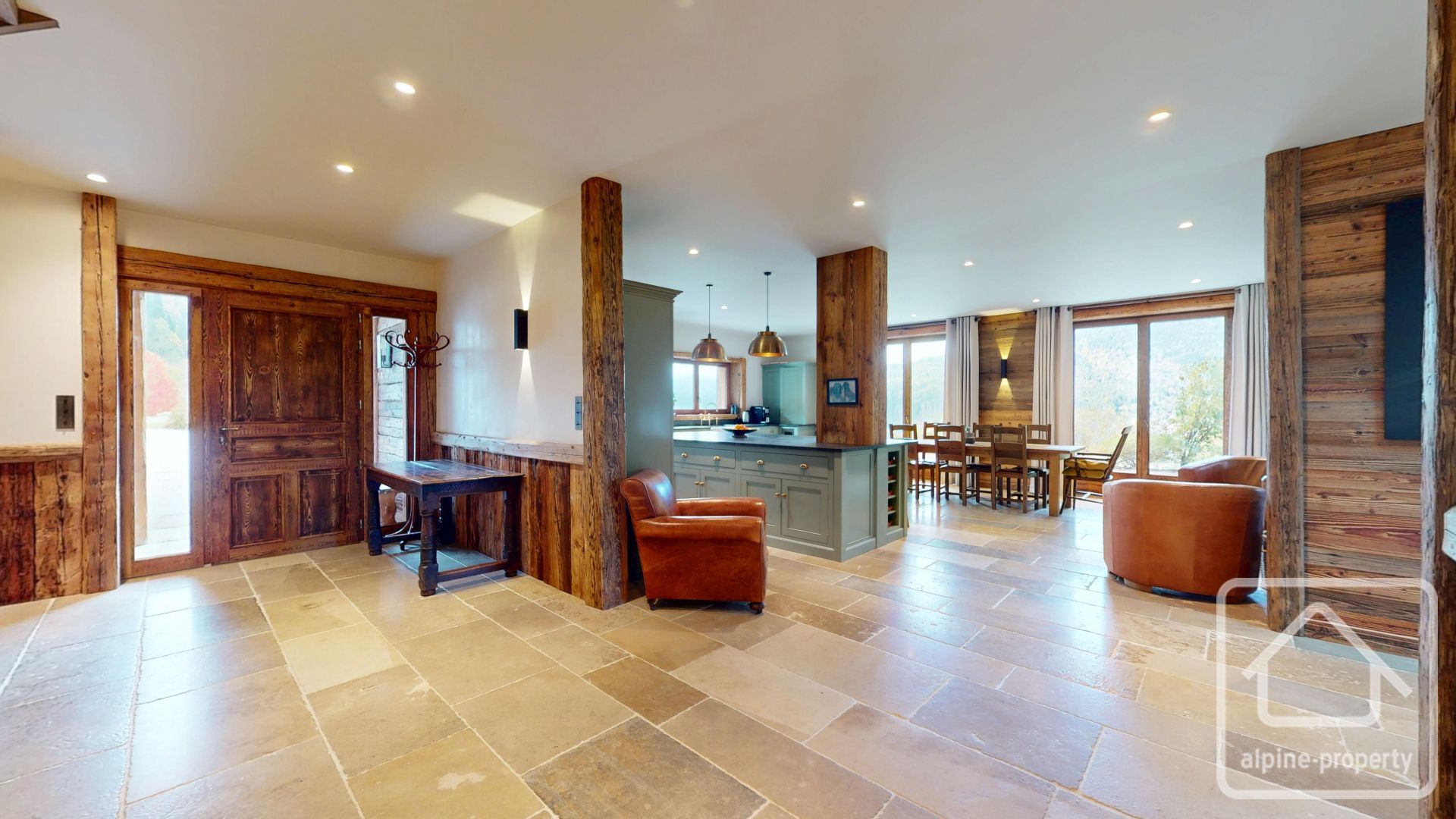 Spectacular Farmhouse On Large Private Land Plot, 5 Bedrooms, Panoramic Mountain Views, Close To Ski Lifts & Geneva – FERMEDELASOURCE