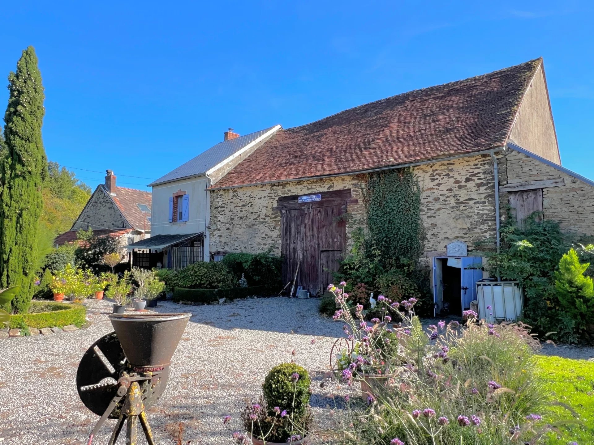 Stone Cottage with Barn, Workshop and Over 8000 m² of Land, Centre – France – BVI82588