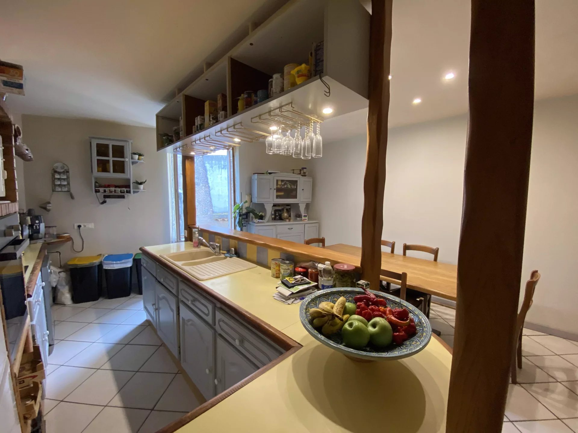 South facing exposed-stone house in historic heart of charming village close to Carcassonne, Languedoc-Roussillon – France – BVI83101