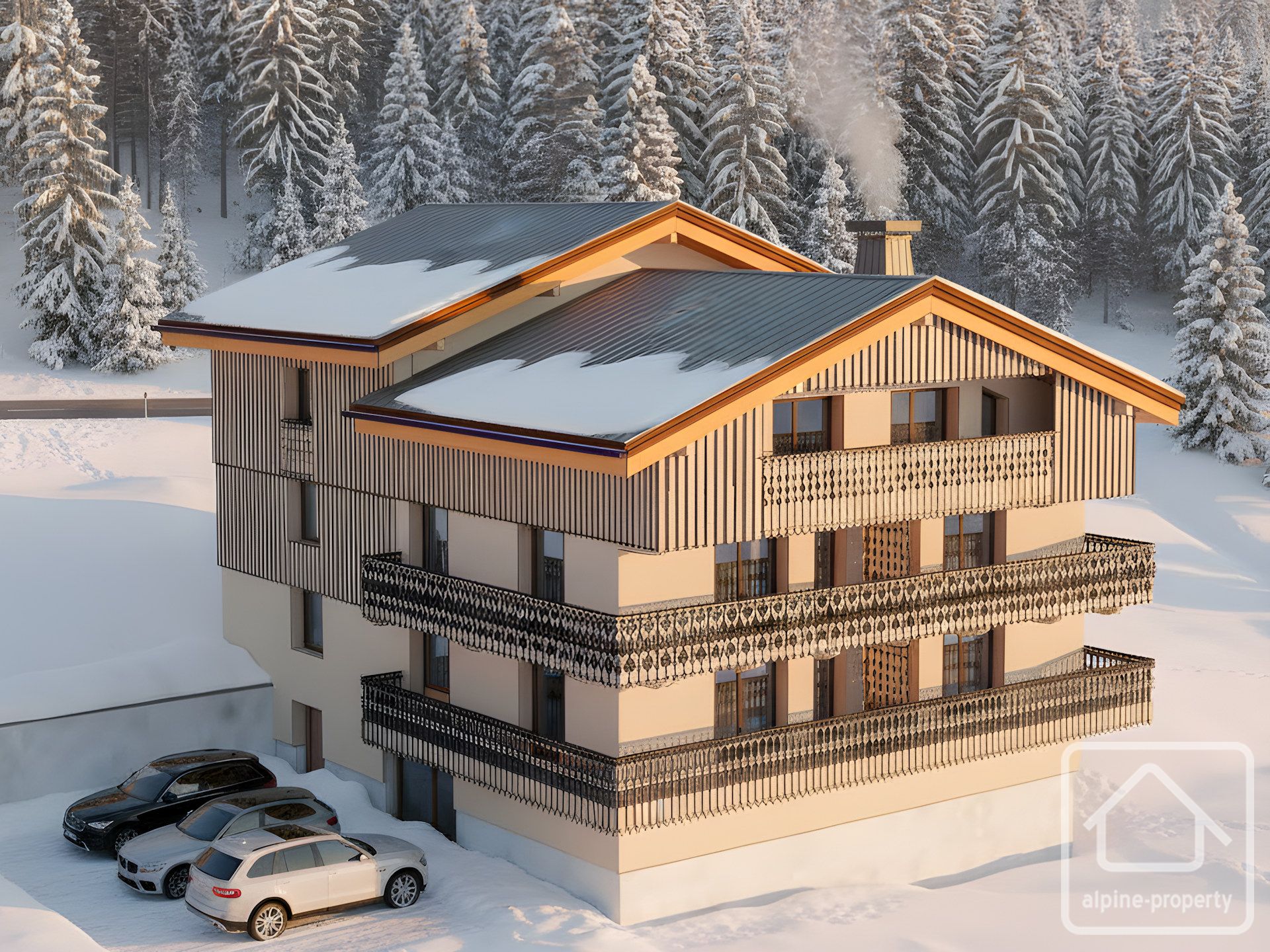 A Small Development Of Five High Quality Apartments Located Close To The Centre Of Chatel. – BALCONSBECHIGNE1