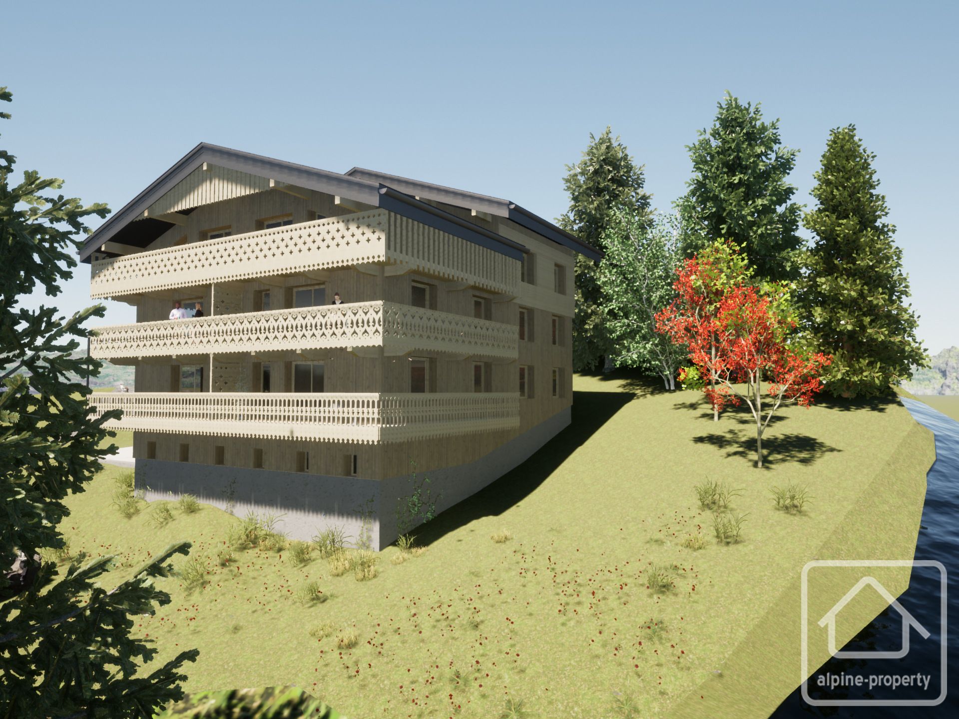 A Small Development Of Five High Quality Apartments Located Close To The Centre Of Chatel. – BALCONSBECHIGNE2