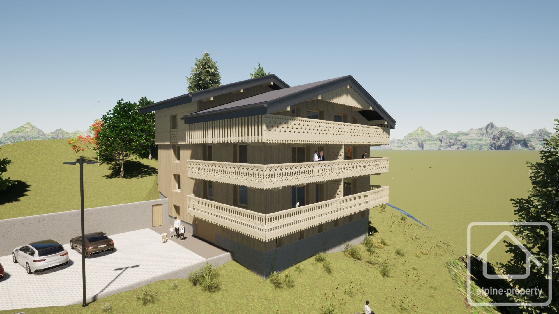 A Small Development Of Five High Quality Apartments Located Close To The Centre Of Chatel. – BALCONSBECHIGNE2