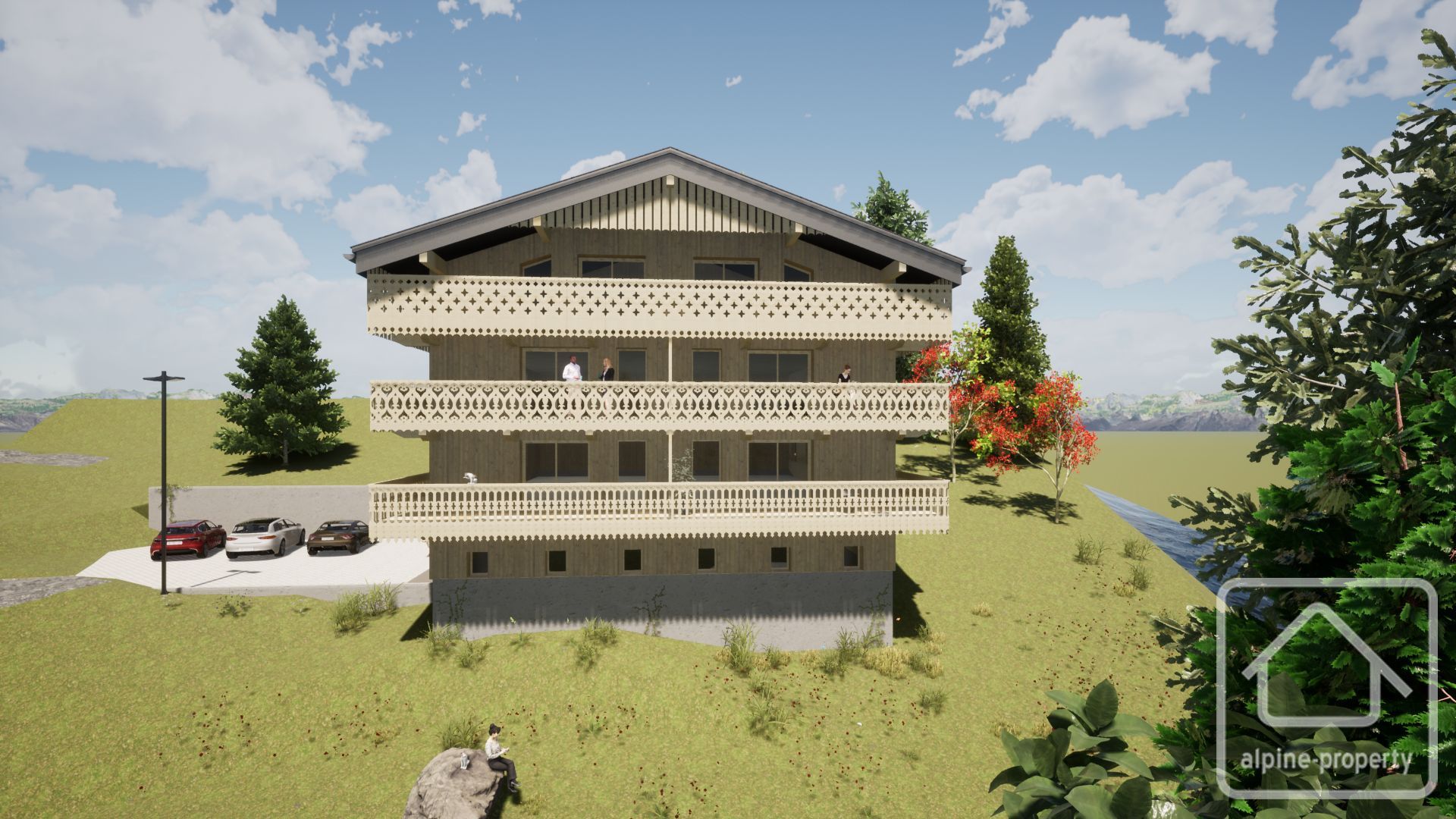 A Small Development Of Five High Quality Apartments Located Close To The Centre Of Chatel. – BALCONSBECHIGNE2