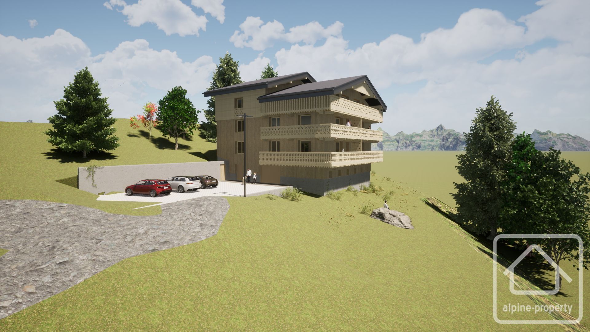 A Small Development Of Five High Quality Apartments Located Close To The Centre Of Chatel. – BALCONSBECHIGNE2