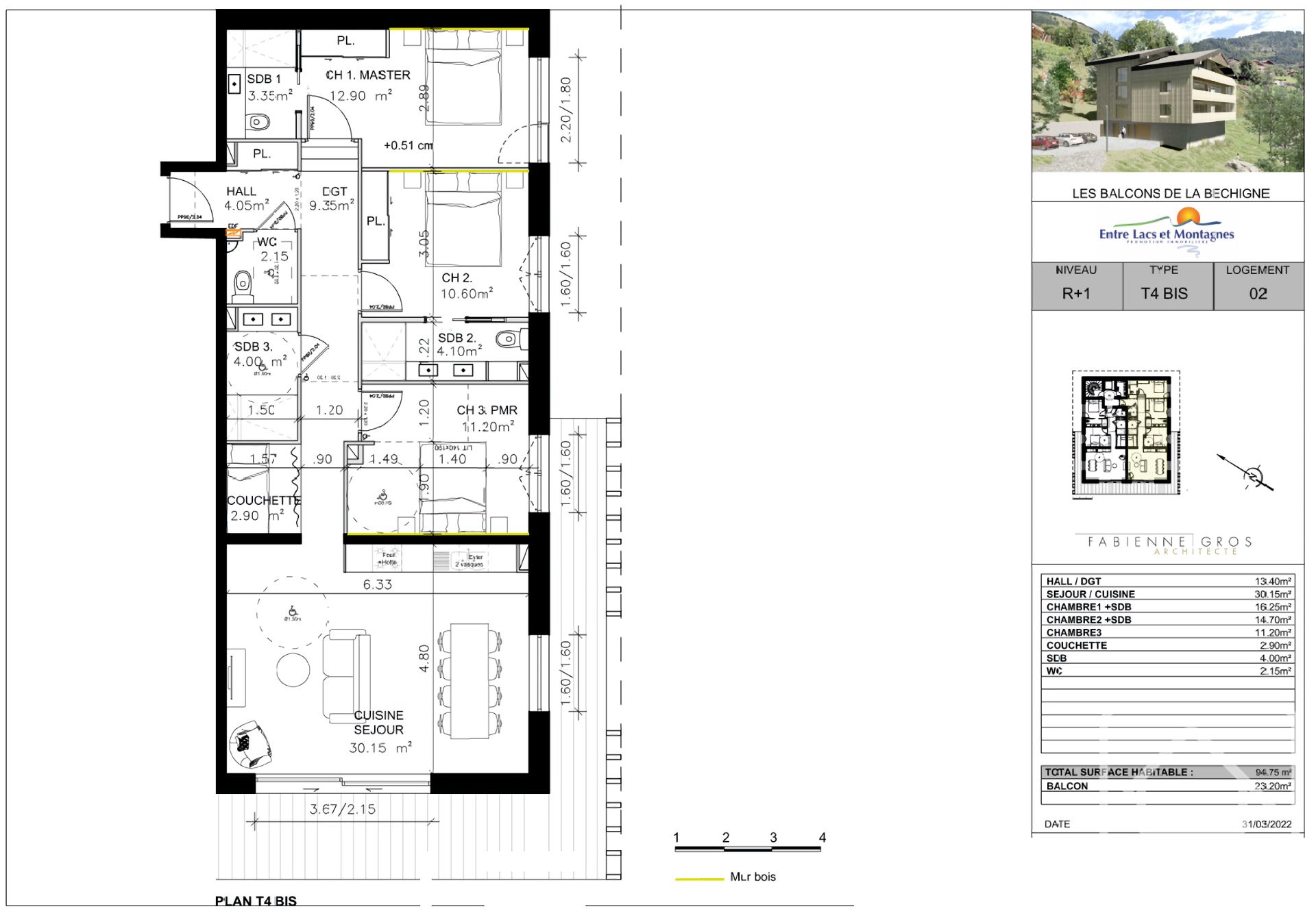 A Small Development Of Five High Quality Apartments Located Close To The Centre Of Chatel. – BALCONSBECHIGNE2