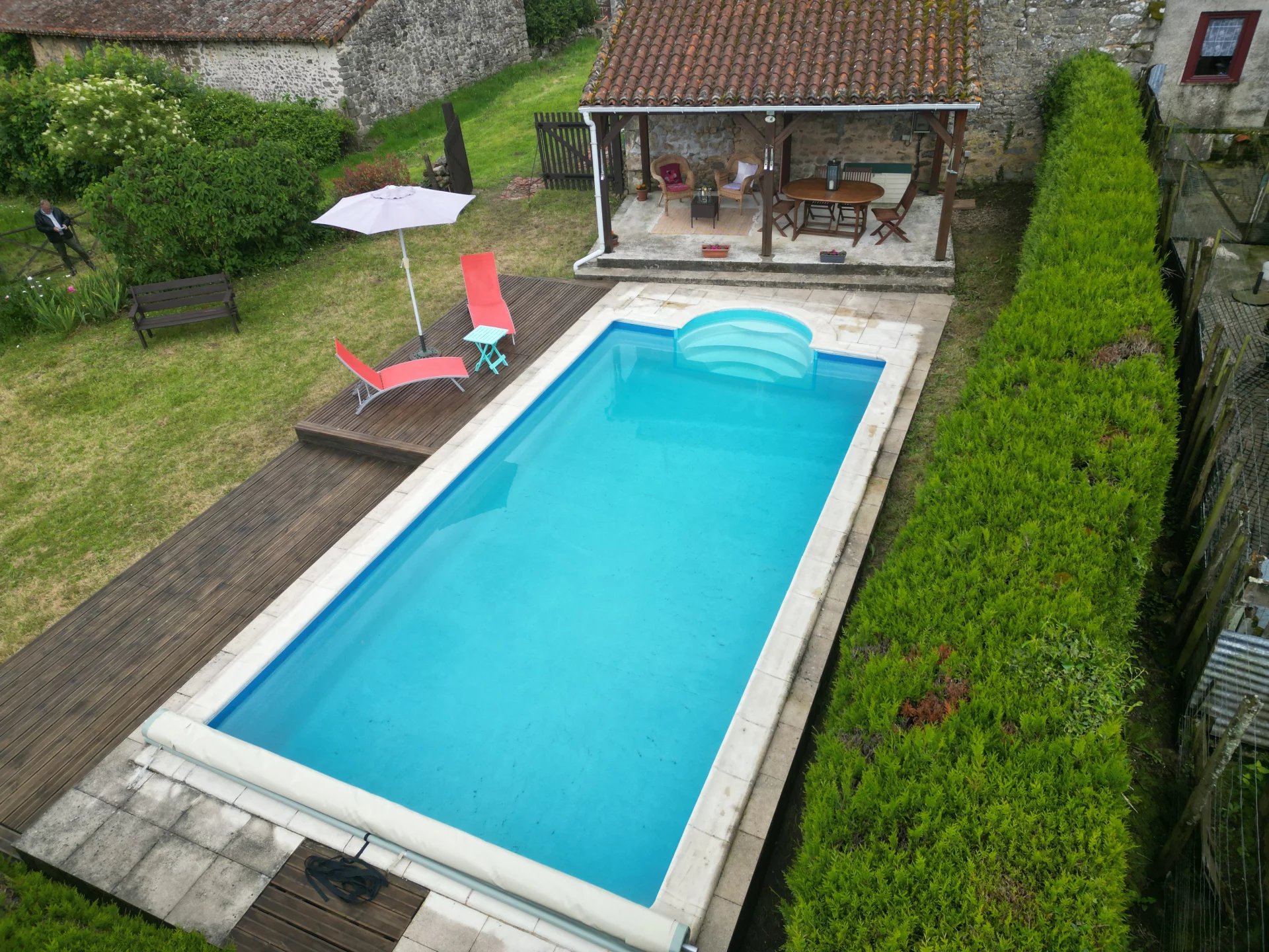 Detached house in pretty hamlet with swimming pool, Limousin – France – BVI75724