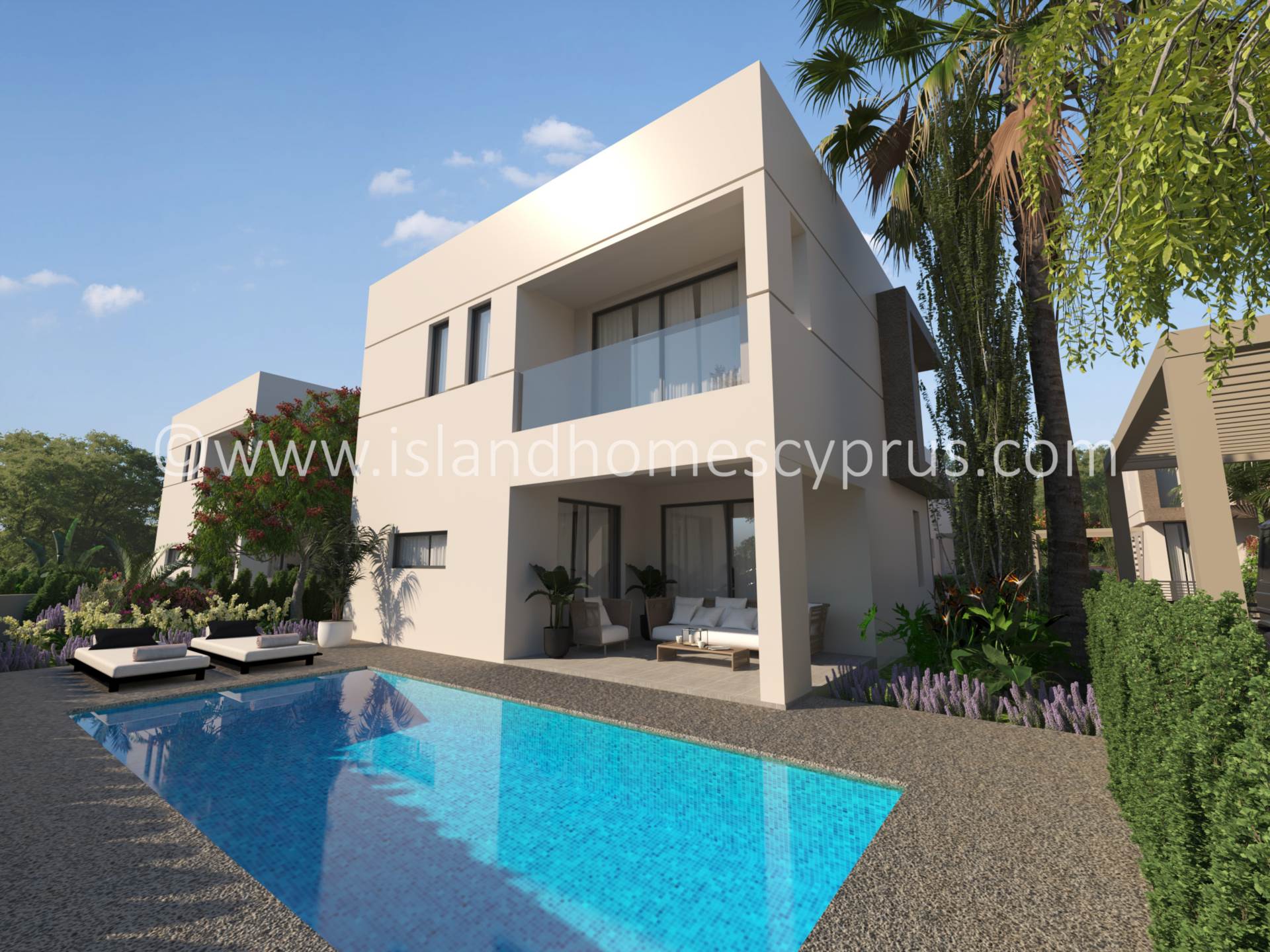 3 bedroom Villa in Xylofagou, Larnaca, Cyprus – EvX102dp
