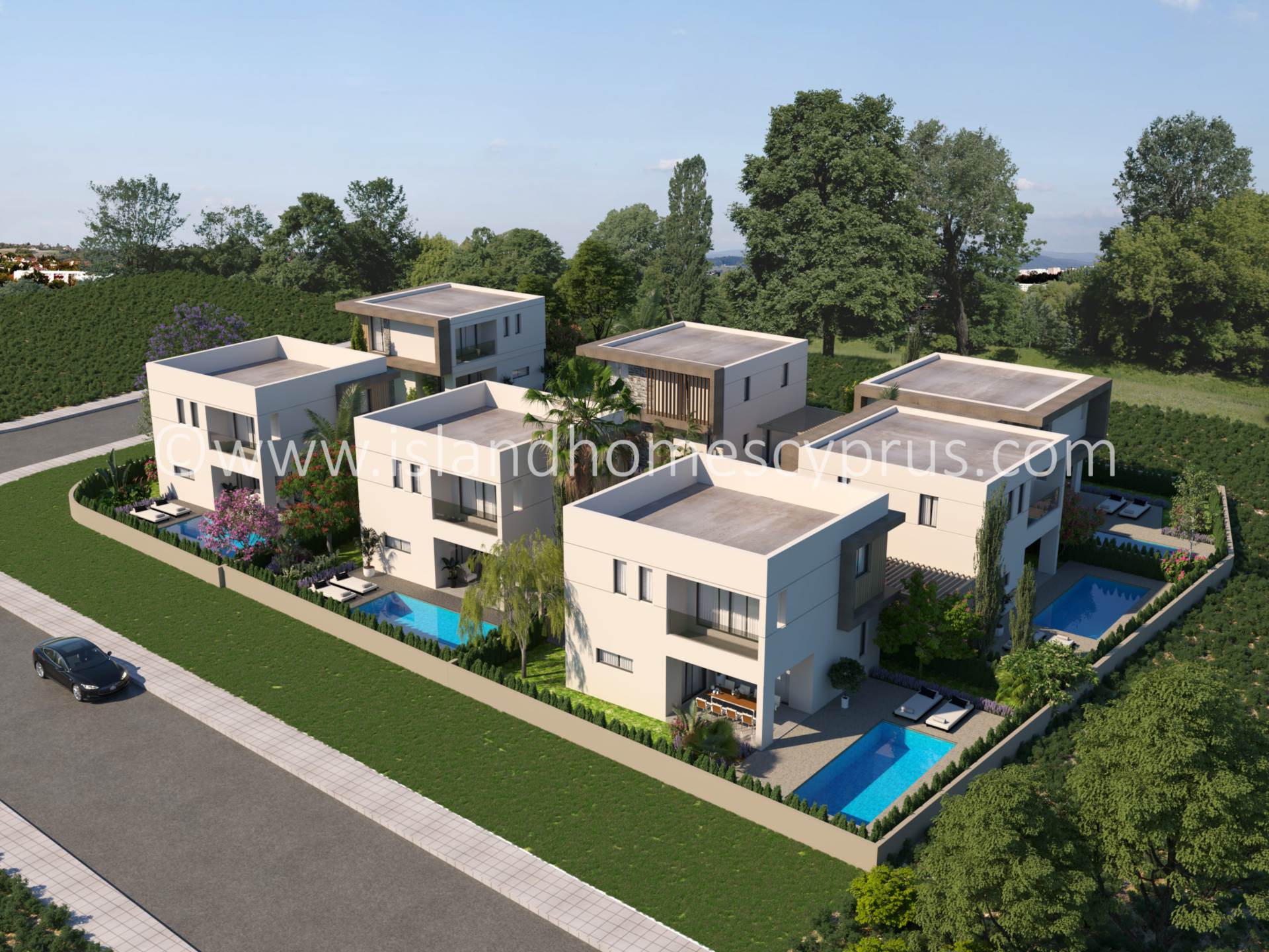 3 bedroom Villa in Xylofagou, Larnaca, Cyprus – EvX102dp