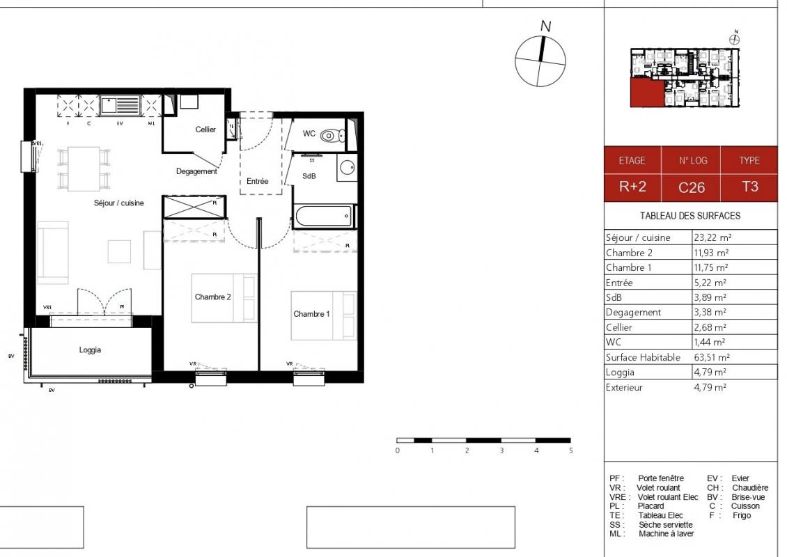 2 bedroom t3 in Pradines, Lot, France