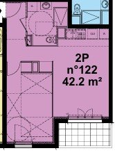 1 bedroom t2 in Bondoufle, Essonne, France – B874A098322F4690
