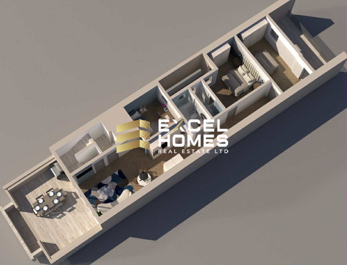 2 bedroom Maisonette in Birkirkara, Malta – 64923