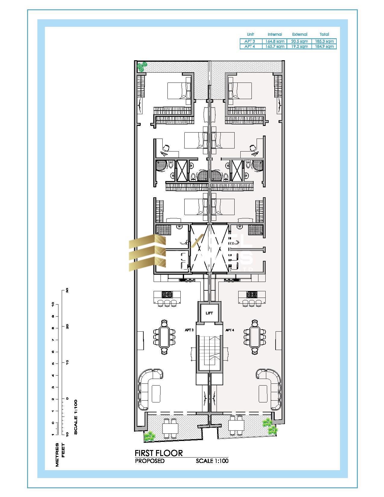 3 bedroom Apartment in Kercem, Malta – 64897