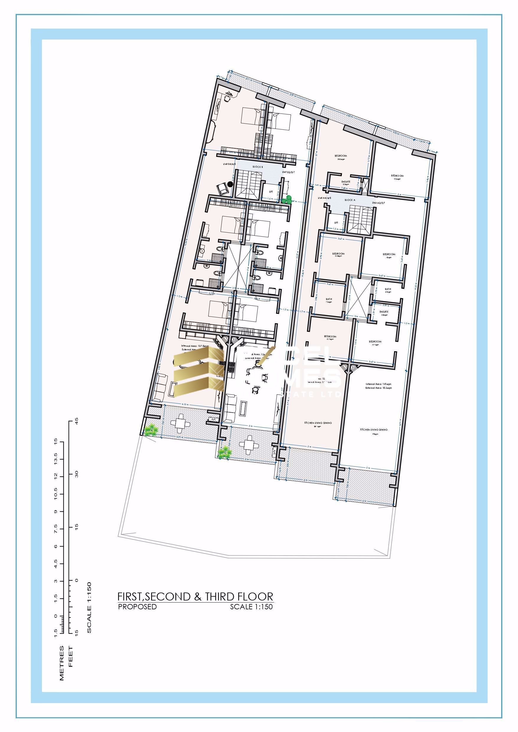 3 bedroom Apartment in Ghajnsielem, Malta – 65214