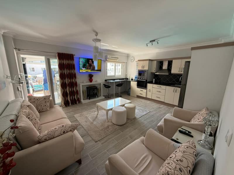 Pool view two bedroom Apartment in Altinkum – TC1930