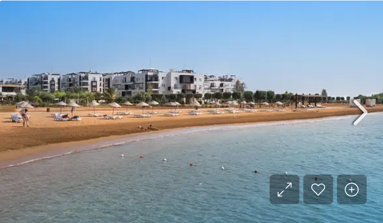 Fully Furnished Coastal Luxury One Bedroom Apartment at Thalassa Beach Resort & Spa in Bafra, Northern Cyprus
