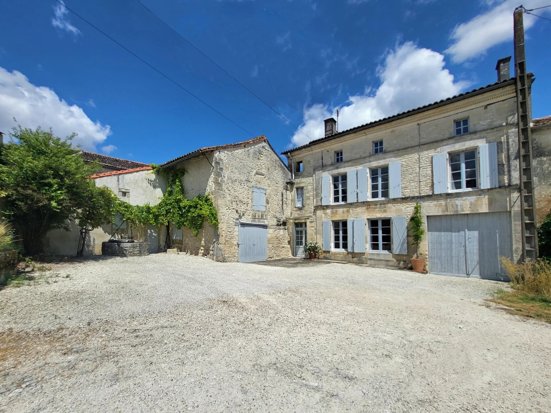 Handsome 19th century village house near Jarnac with pool and large, walled garden, Poitou-Charentes – France – BVI81446