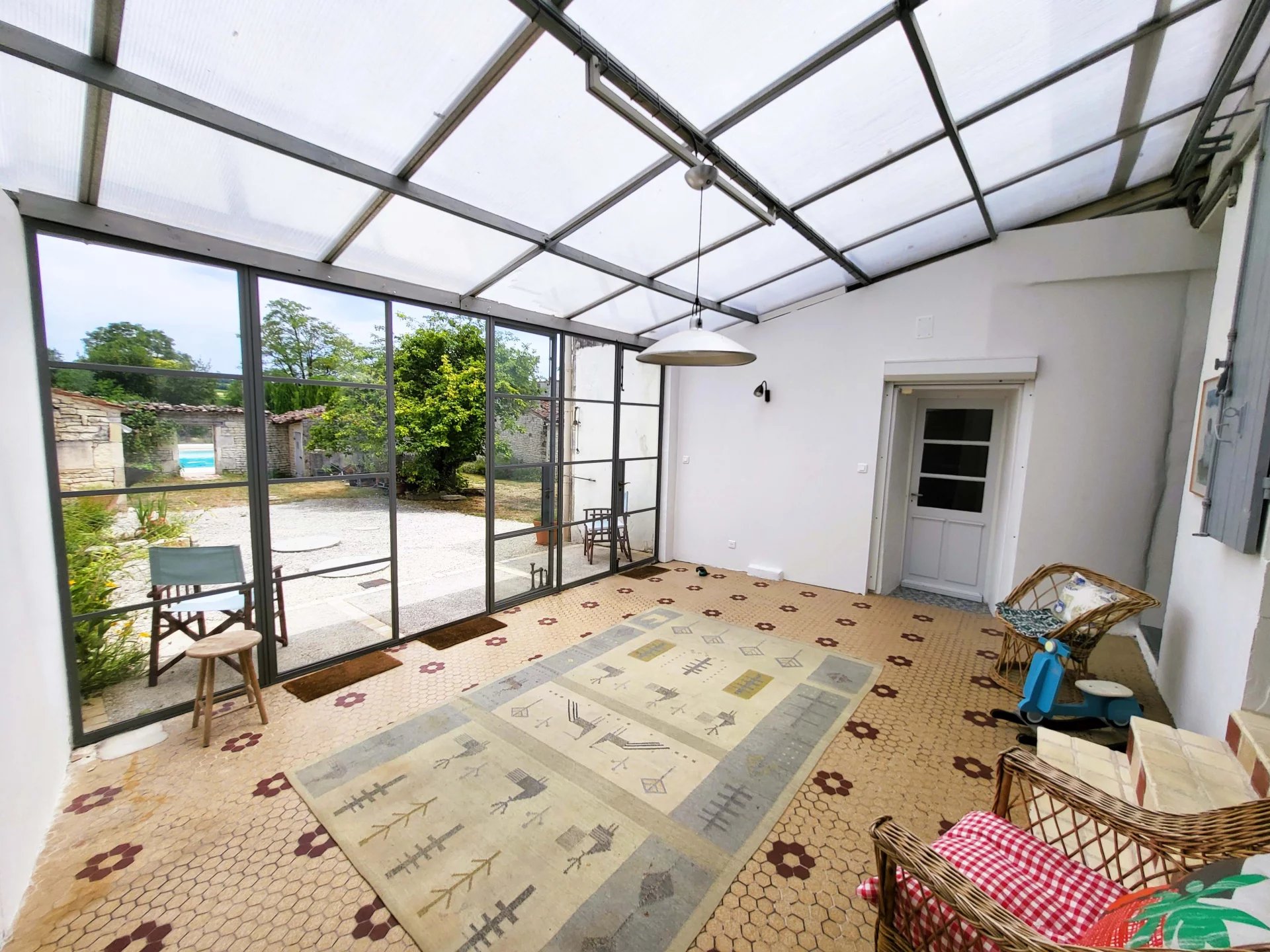 Handsome 19th century village house near Jarnac with pool and large, walled garden, Poitou-Charentes – France – BVI81446