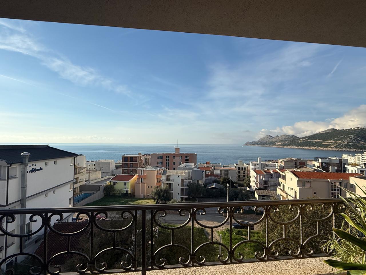 Dobra Voda Apartment – 73 m², Sea View, Garage, 230 m to the Sea, Montenegro – MREALE133
