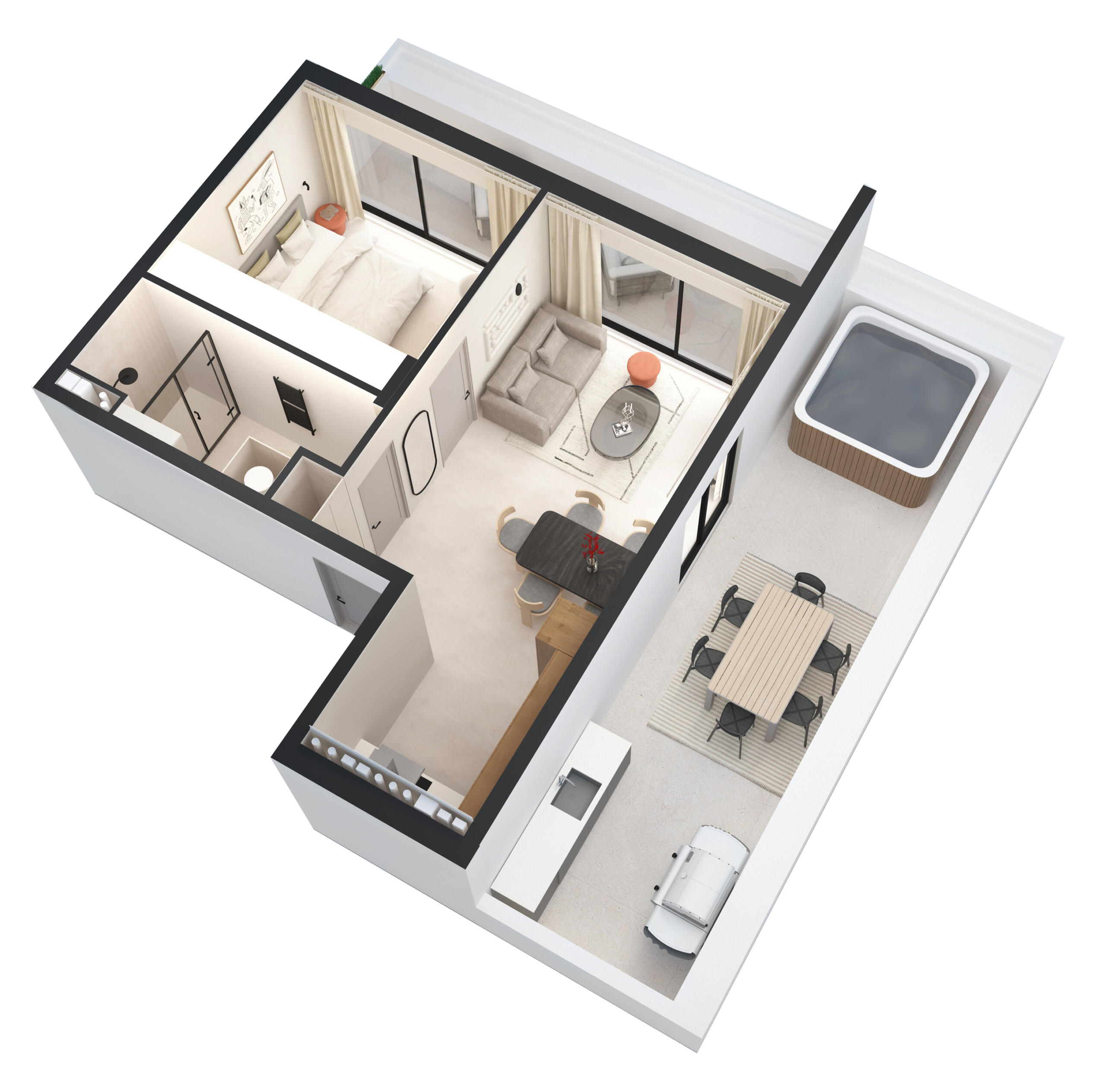 House by the Sea Tivat – Luxury Apartments with Sea Views, Montenegro – MRETS01